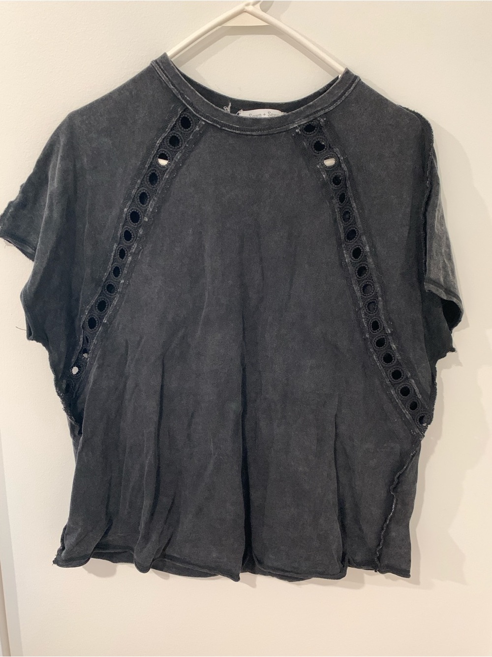 Sewn + Seen black tee